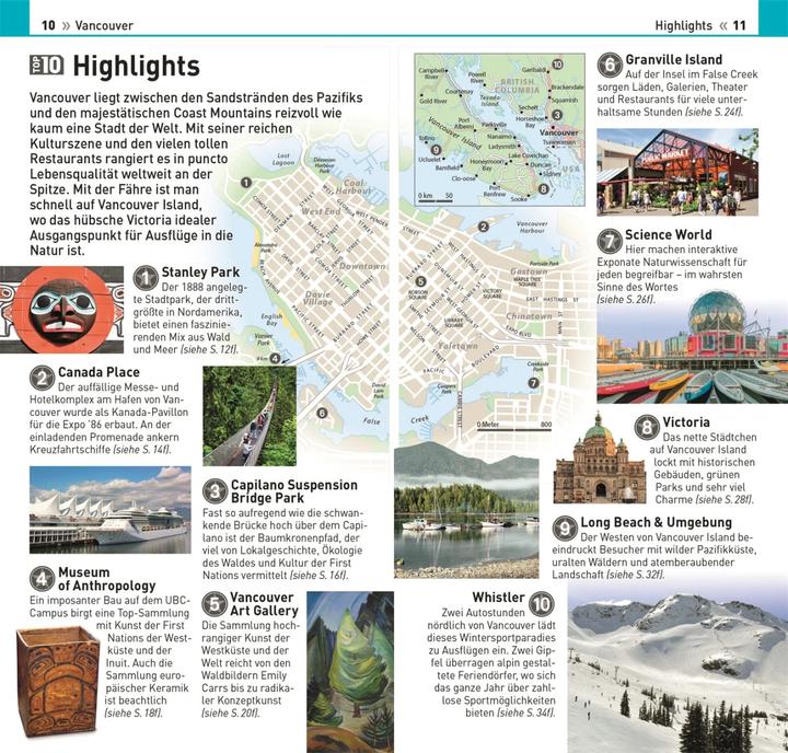 Immagine prodotto Top 10 Reiseführer Vancouver (Tedesco, DK Verlag Viaggi, 2022)