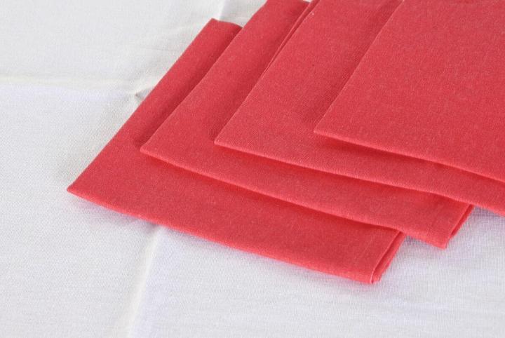 Productafbeelding Esprit Fleckenabweisende geharzte Tischdecke Home Rot grün Beige (5 Stücke)