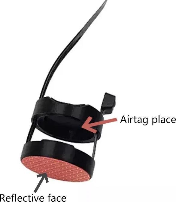 Actual product image PhoneLook Reflector for bicycle Light reflector 2 in 1 with integrated holder