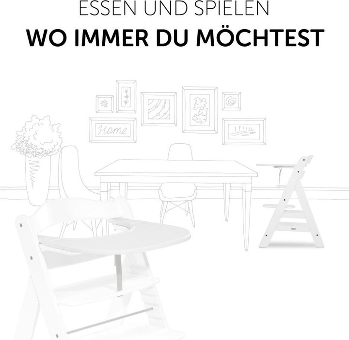 Produktbild Hauck Hochstuhl-Zubehör 5-tlg. Essbrett-Set für Alpha Plus - Click Tray +
