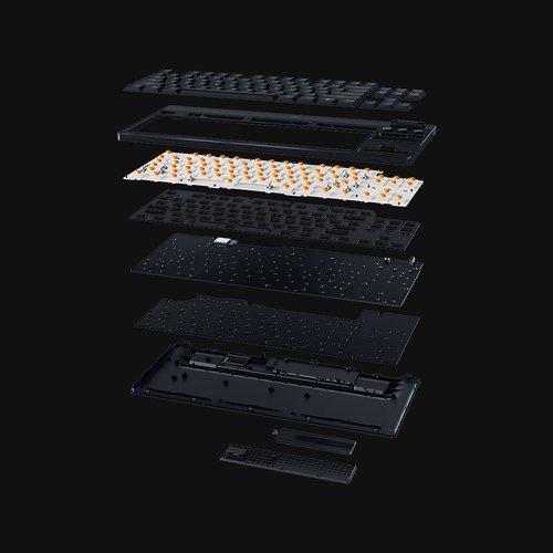 Produktbild Razer BlackWidow V4 Low-profile Tenkeyless HyperSpeed (USA, Kabelgebunden, Kabellos)