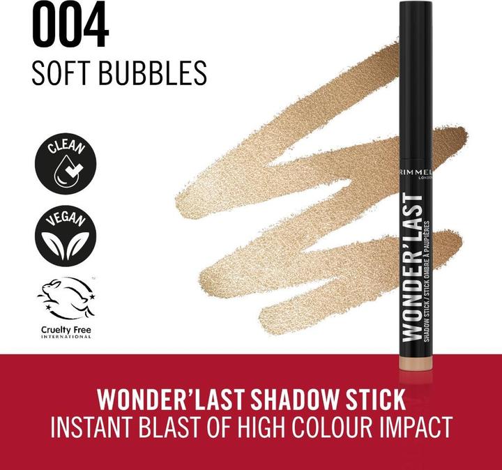 Actual product image Rimmel London Wonder'Last Shadow Stick (004 Soft bubbles)