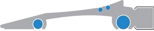Actual product image Wedo cutting ruler (300 mm)