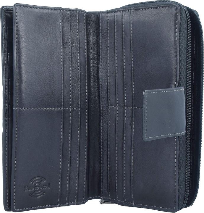 Immagine prodotto Greenland Nature Portafoglio in nappa nera RFID 20 cm