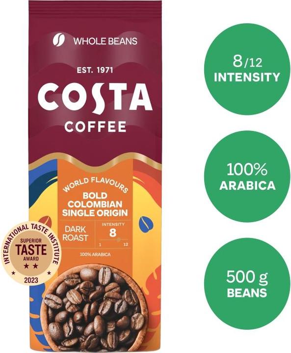 Image du produit Costa Coffee Rôti colombien (500 g, Torréfaction moyenne)