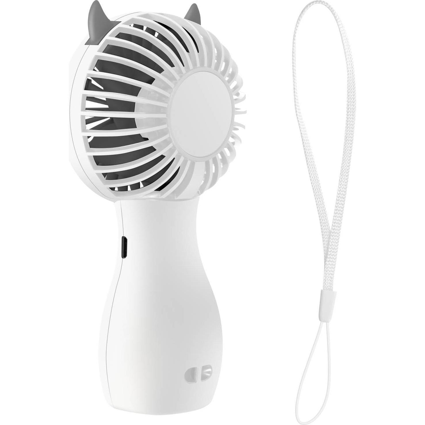 Thumbnail - Avizar Handventilator mit Hörnern, Ventilator, Weiss