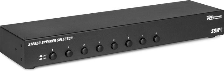 Actual product image Power Dynamics Luidspreker Schakelaar - SSW8 speaker selector voor 8 luidsprekers -