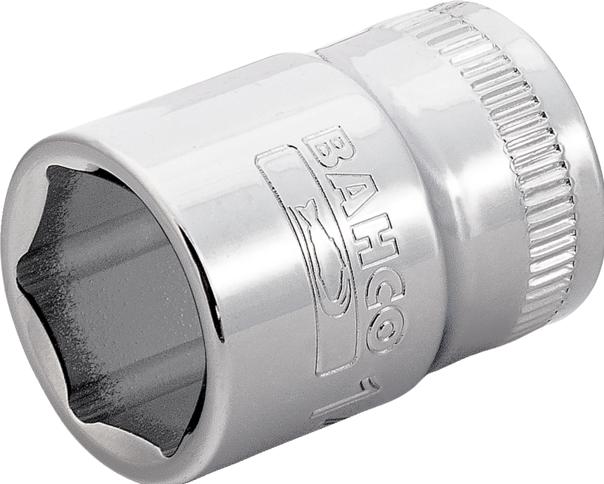 Actual product image Irimo 3/8" socket spanner bit, hexagonal profile, 17 mm, retail packaging (17 mm)