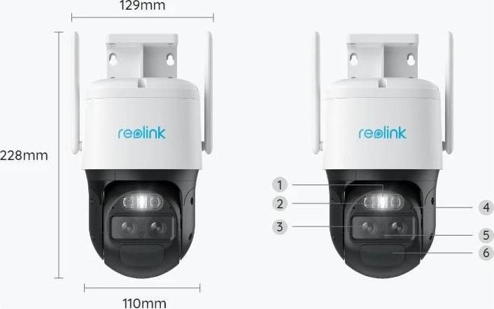 Actual product image Reolink Trackmix Series B770 (2560 x 1440 Pixels)