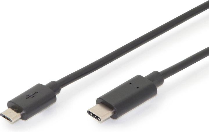 Image du produit Digitus USB C - USB Micro (1.80 m, USB 2.0)