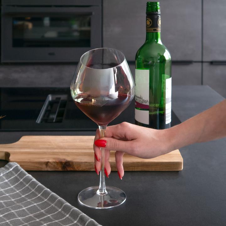 Image du produit Intirilife Verres à vin avec bord moderne (47 cl, 2 Verres, Verres à vin rouge)