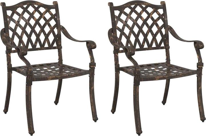 Immagine prodotto VidaXL Sedia da giardino in bronzo