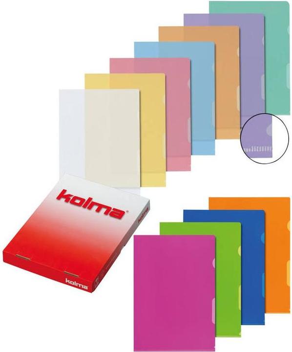 Actual product image Kolma A4 grained superstrong plum display folder (A4, 10 x)