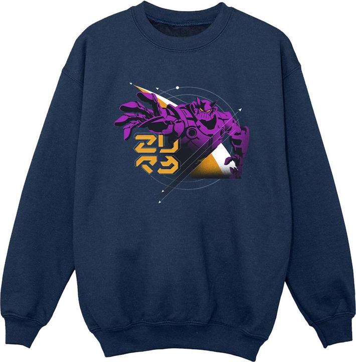 Actual product image Disney Boys Lightyear Zurg Space Circle Sweatshirt (116)