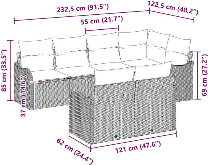 Produktbild vidaXL Bailey