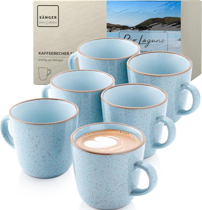 Sänger Kaffeebecher Set Rio Lagune (430 ml, 6x)