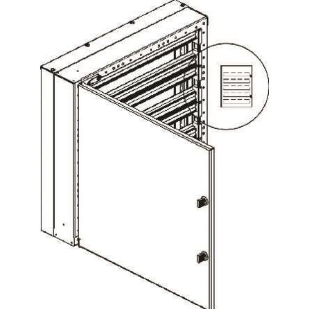Cubic Verteilerschrank CU-mini 3x4 Module, 135 DIN-Module 572x764x165mm, Elektronikzubehör + Gehäuse