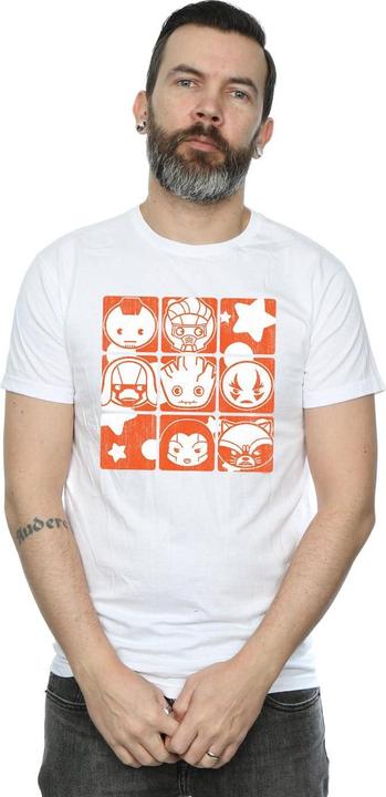 Actual product image Mens Kawaii Guardians Of The Galaxy Retro T-Shirt (XL)
