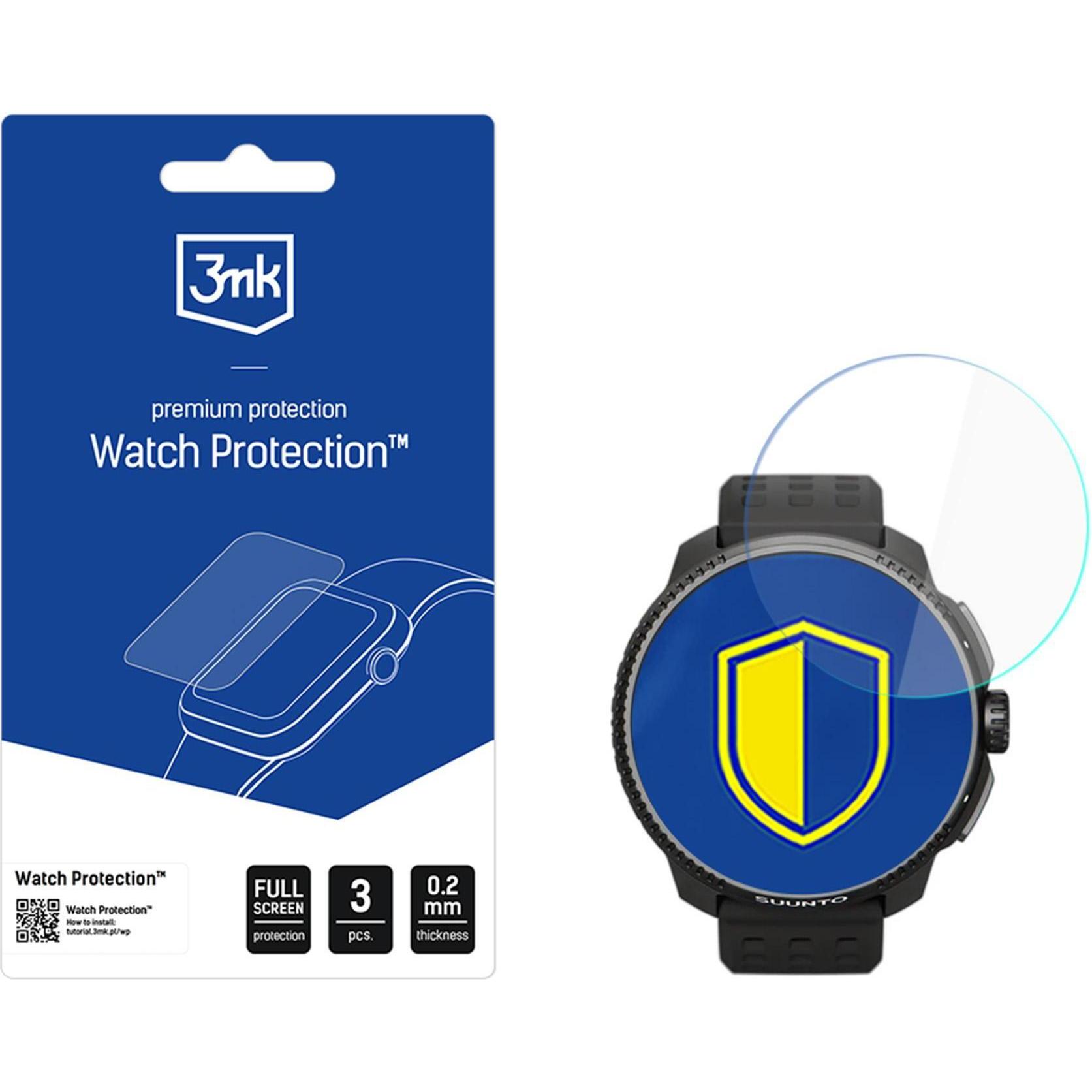 3Mk Trasparente Suunto Race All (49Mm) - Watch Protection Flexibleglass, Pellicola Protettiva Per Smartwatch,