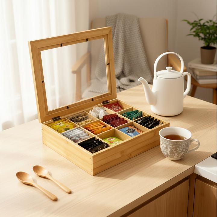 Produktbild Relaxdays Teebox