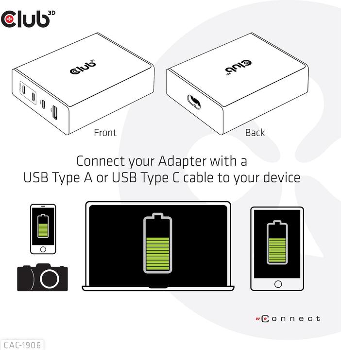 Immagine prodotto Club 3D CAC-1906 (132 W)