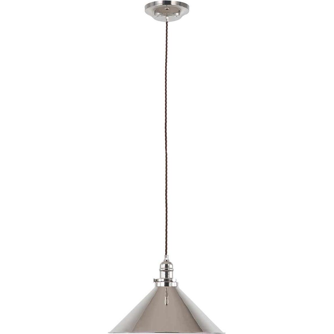 Elstead Lighting Argento Lampada A Sospensione, Lampada A Sospensione Provence E27 In Nichel Lucido (E27)