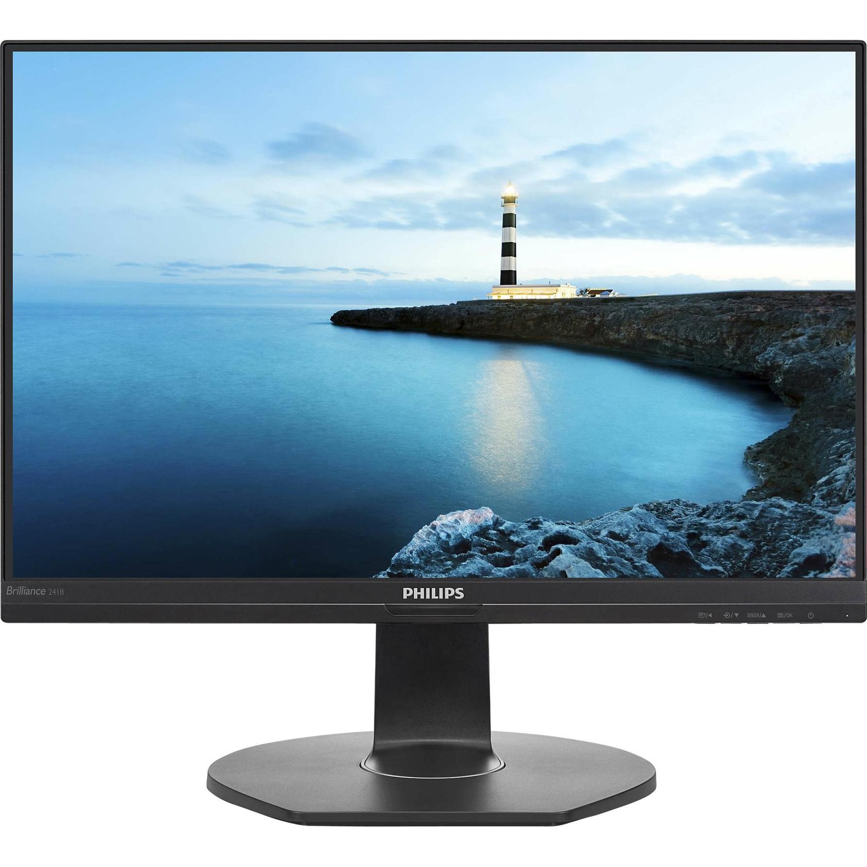 Philips 241b7qupbeb/00 (1920 x 1080 Pixel, 24"), Monitor, Schwarz