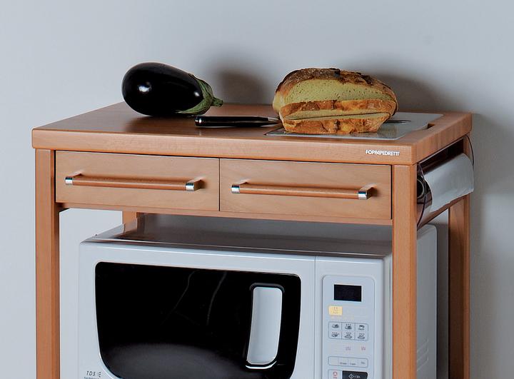Produktbild Foppapedretti Benchef Weisser Mikrowellenwagen