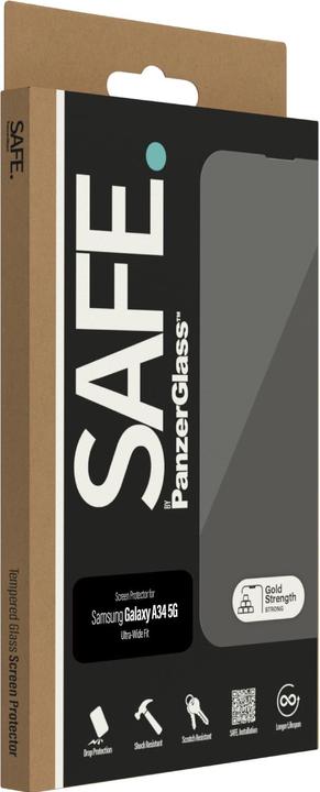 Actual product image PanzerGlass Safe. (1 Piece, Samsung Galaxy A34 5G)