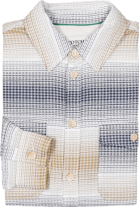 Immagine prodotto Scotch & Soda Shirt Waffle Structure Stripe (M)