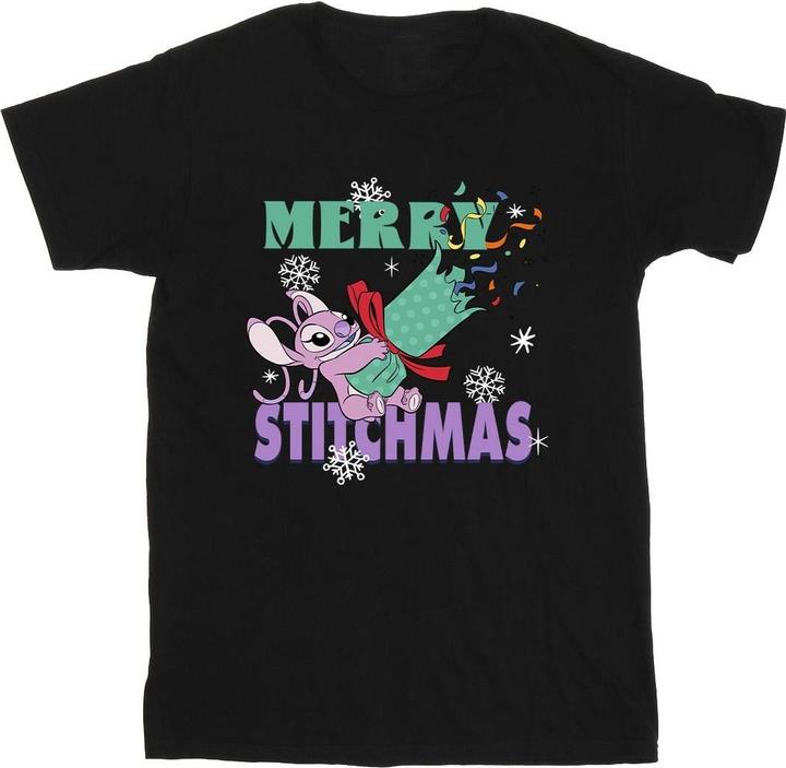Produktbild Lilo & Stitch Merry Stitchmas TShirt Mädchen (128)