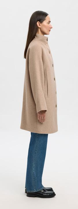 Actual product image Selected Femme Slfvinni Wool Blend Coat Noos (40)