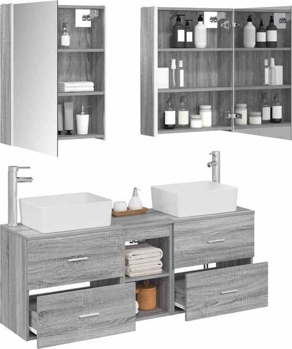 Actual product image vidaXL Badezimmermöbel-Set