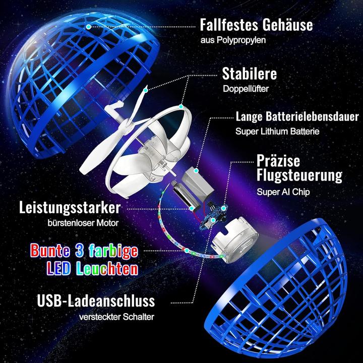 Produktbild Semai Fliegender Boomerang-Ball mit LED für Kinder ab 6 Jahren