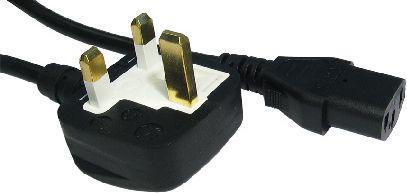 Image du produit Cables Direct CDL 10m UK Plug to C13 - Noir (10 m)