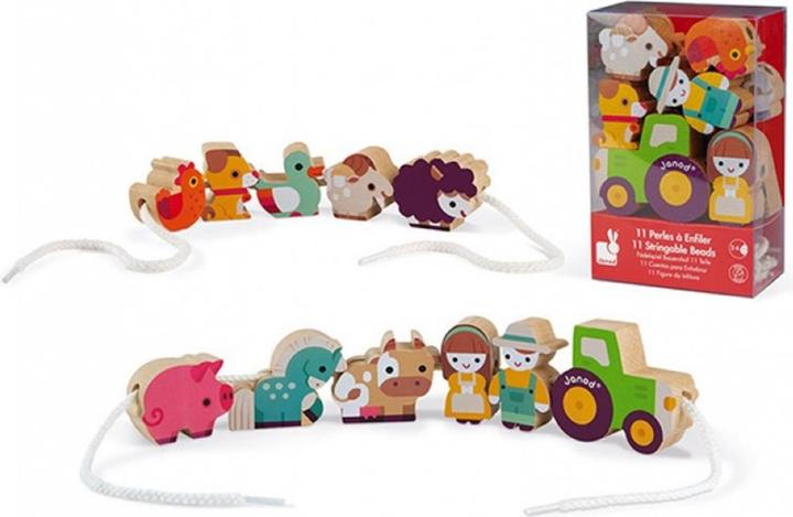 Actual product image Janod Thread game farm