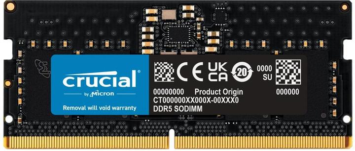 Produktbild Crucial SODIMM 8G (1x8G) DDR5-5600 *CT8G56C46S5T (1 x 8GB, 5600 MHz, SO-DIMM)
