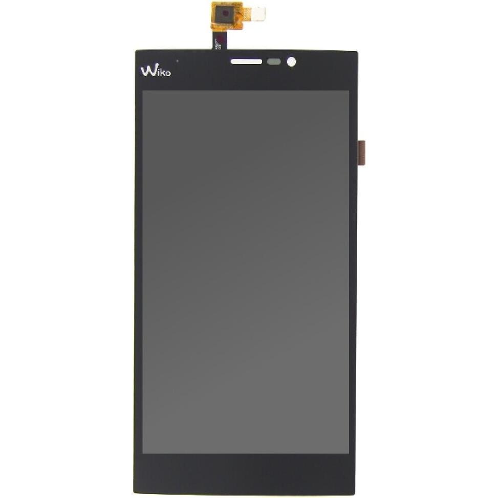 OEM Wiko Ridge Fad 4G Anzeigeeinheit Schwarz (Display, Wiko Ridge Fab 4G), Mobilgerät Ersatzteile, Schwarz