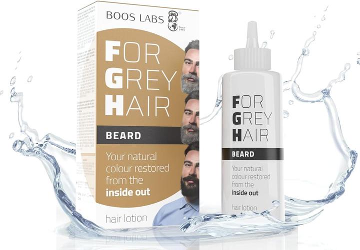Produktbild Boos Labs Enzymatisches Bartpflegeprodukt gegen graue Haare
