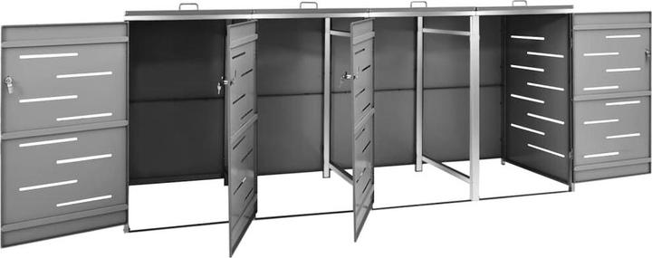 Produktbild vidaXL Mülltonnenbox