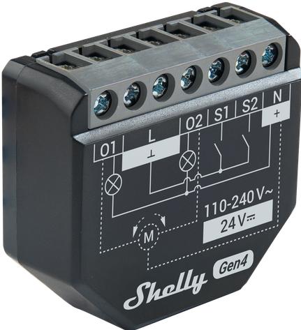 Produktbild Shelly 2PM Gen4 (Schaltaktor)