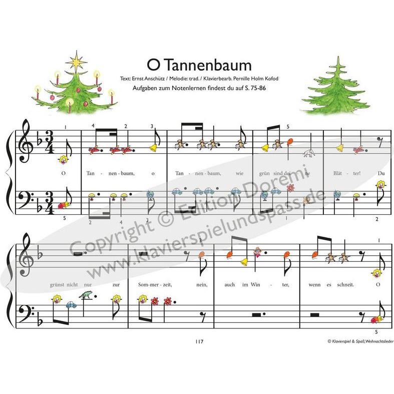 Thumbnail - Klavierspiel & Spass - Weihnachtslieder zum Klavierspielen lernen, Sachbücher von Pernille Holm Kofod