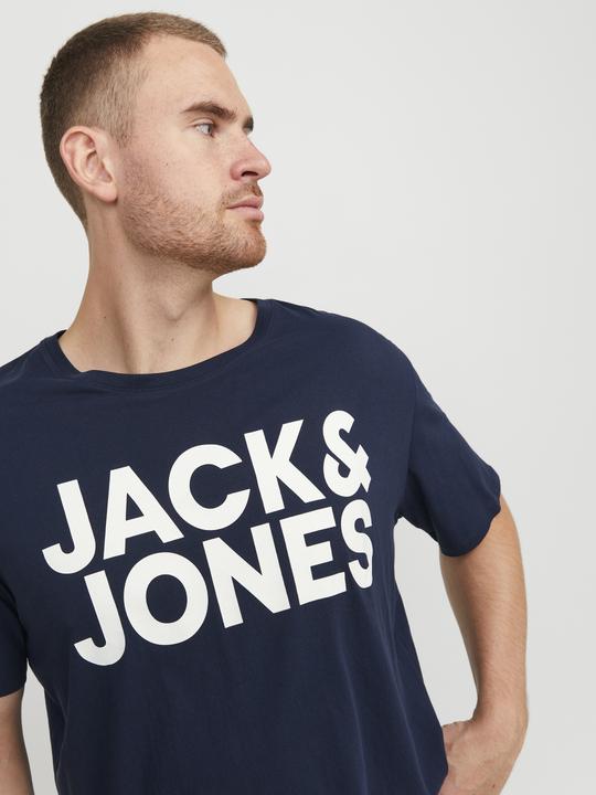 Produktbild Jack & Jones Logoprint Plus size T-shirt (4XL)