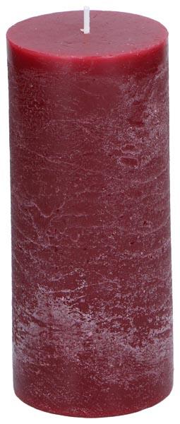 Produktbild Arti Casa Rustic candle Ø7xh16cm d.red