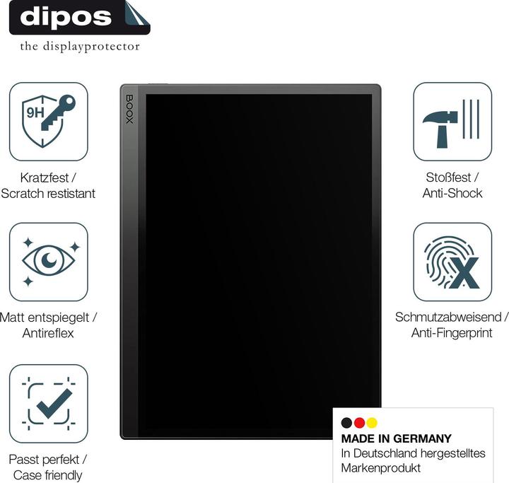 Image du produit Dipos Film de Protection d’écran Anti-Shock (2 pièce(s), Boox Tab Ultra C)