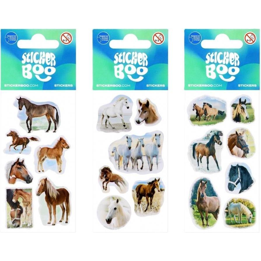 Sticker Boo Aufkleber BOO Horses mischen Aufkleber (48577937)