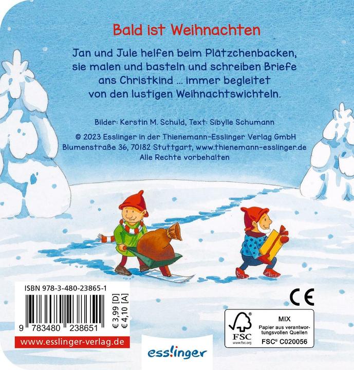 Actual product image Wichtelige Weihnachten (German, Sibyl Schumann, 2023)