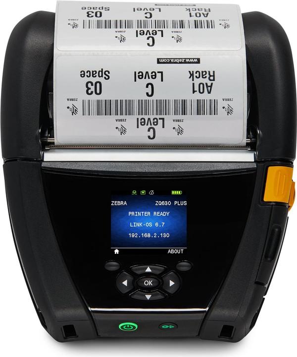 Immagine prodotto Zebra ZQ630, Plus (203 dpi), Linerless Platen, LTS, Display, EPL, ZPL, ZPLII, CPCL (203 dpi)