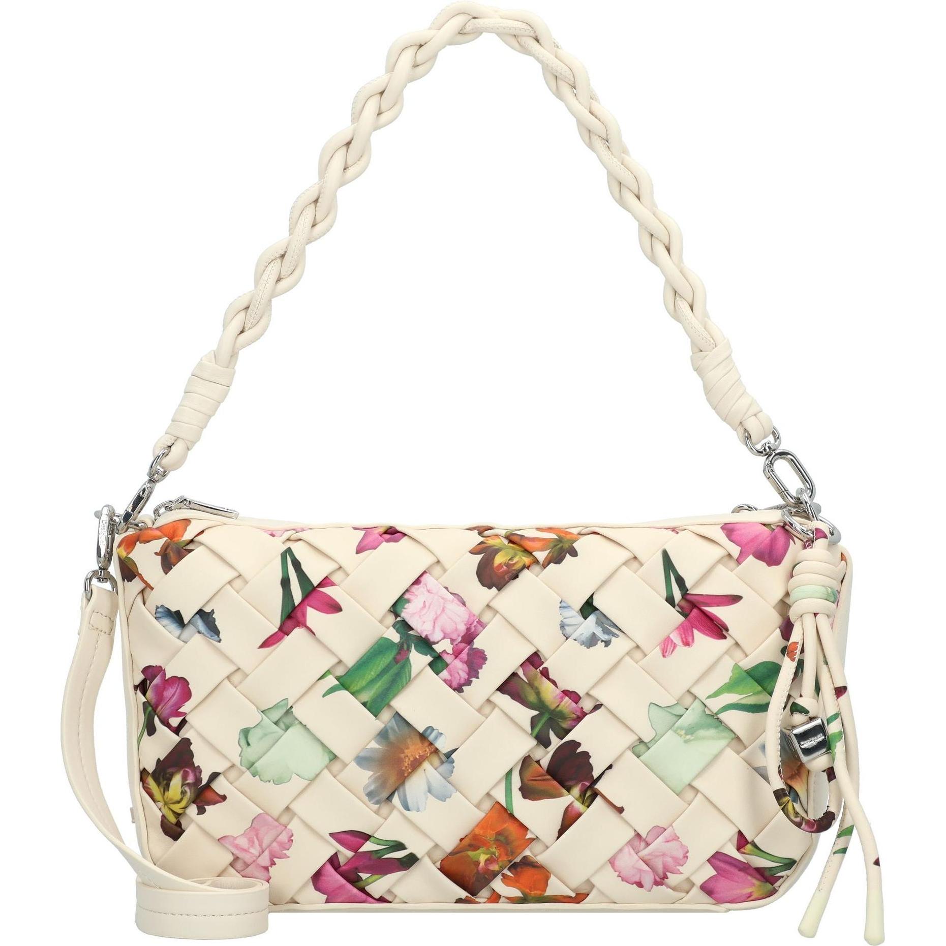Desigual, Handtasche, Schultertasche 30 cm, Weiss
