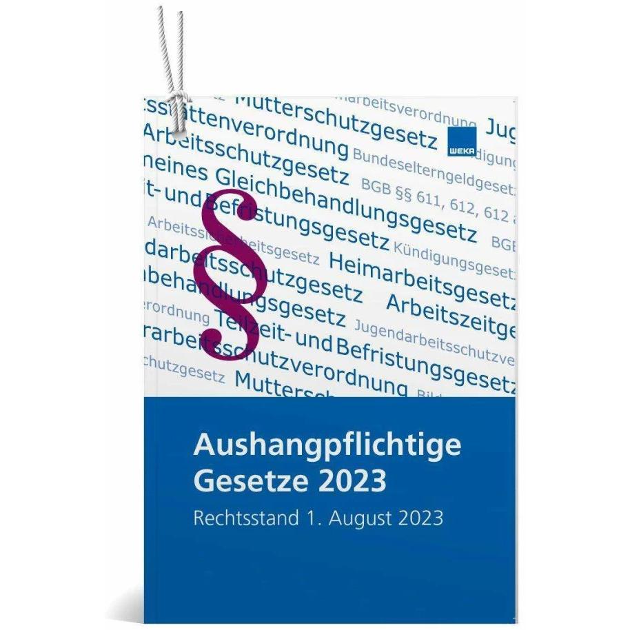 Aushangpflichtige Gesetze, Fachbücher